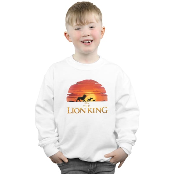 Disney Boys The Lion King Movie Sunset Logo Sweatshirt