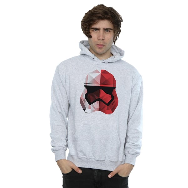 Star Wars: The Last Jedi Mens Stormtrooper Cubist Helmet Hoodie