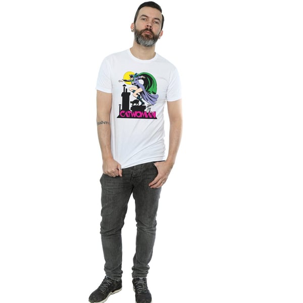 DC Comics Mens Catwoman Text Logo T-Shirt