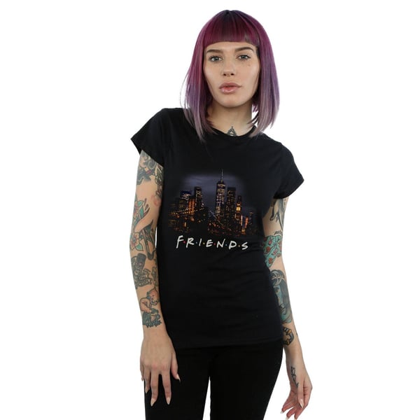 Friends Womens/Ladies Night Skyline Cotton T-Shirt