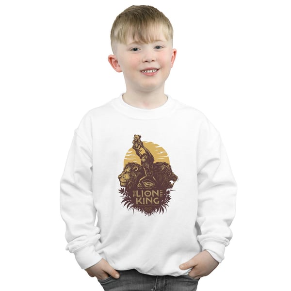 Disney Boys The Lion King Movie Sunrise Collage Sweatshirt