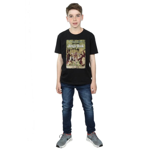 Disney Boys The Jungle Book Retro Poster T-Shirt