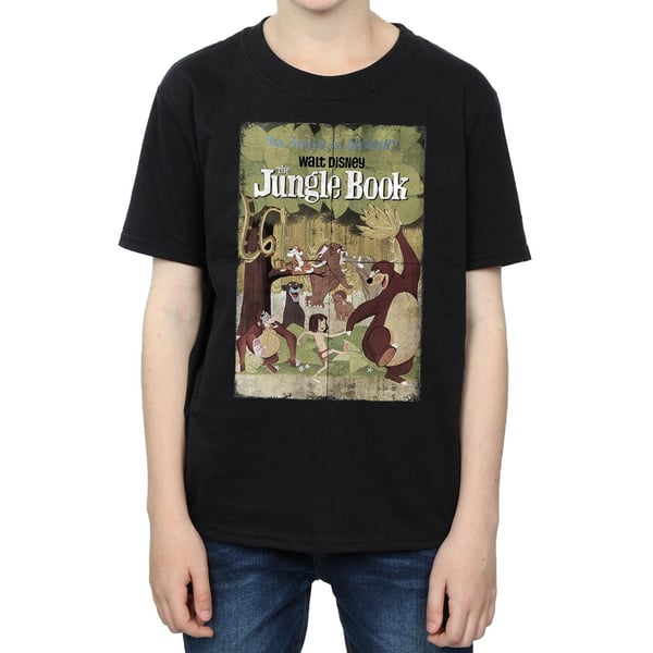 Disney Boys The Jungle Book Retro Poster T-Shirt