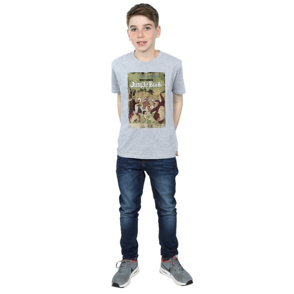 Disney Boys The Jungle Book Retro Poster T-Shirt