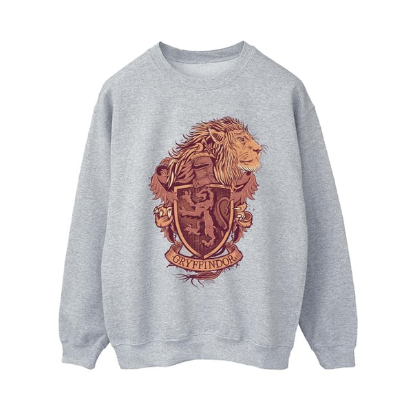 Harry Potter Womens/Ladies Gryffindor Sketch Crest Sweatshirt