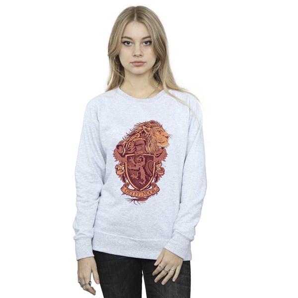 Harry Potter Womens/Ladies Gryffindor Sketch Crest Sweatshirt