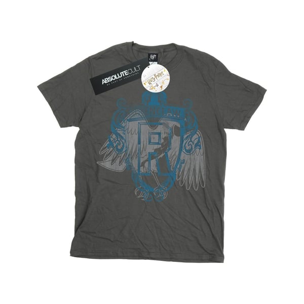 Harry Potter Girls Ravenclaw Raven Crest Cotton T-Shirt