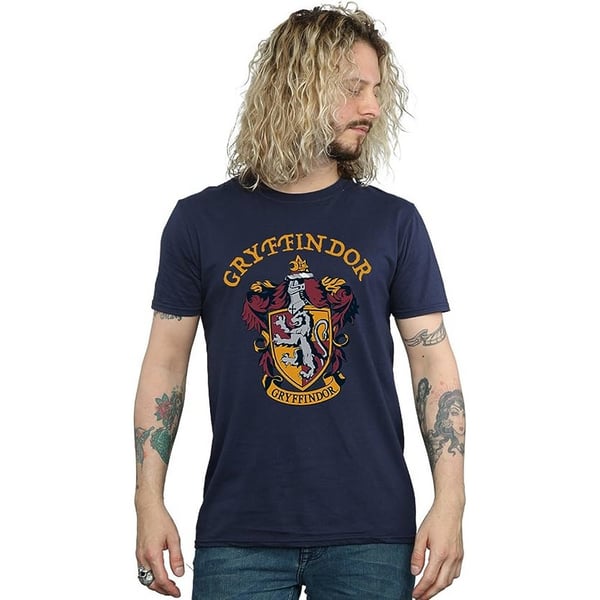 Harry Potter Mens Gryffindor Cotton T-Shirt
