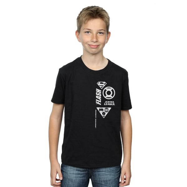 DC Comics Boys Justice League Chest Icons T-Shirt