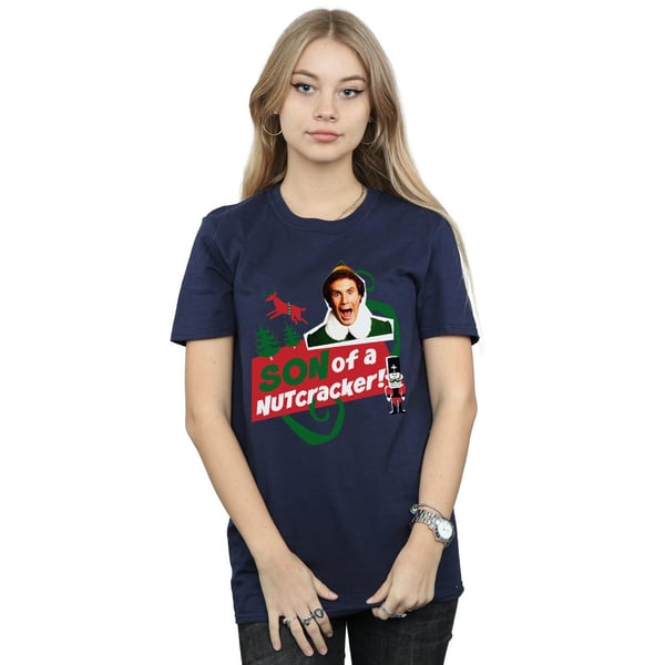 Elf Womens/Ladies Son Of A Nutcracker Cotton Boyfriend T-Shirt