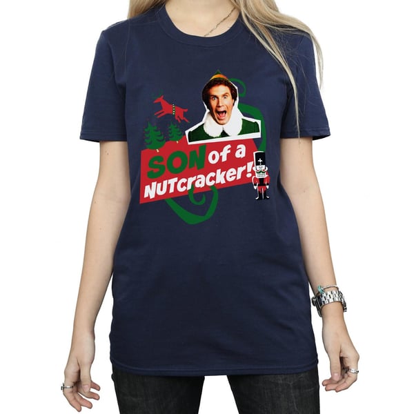 Elf Womens/Ladies Son Of A Nutcracker Cotton Boyfriend T-Shirt