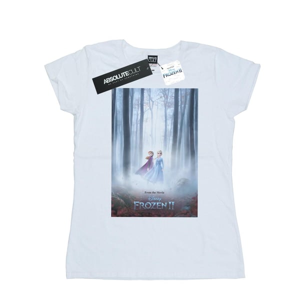 Disney Dam/Dam Frozen 2 Filmaffisch T-shirt i bomull