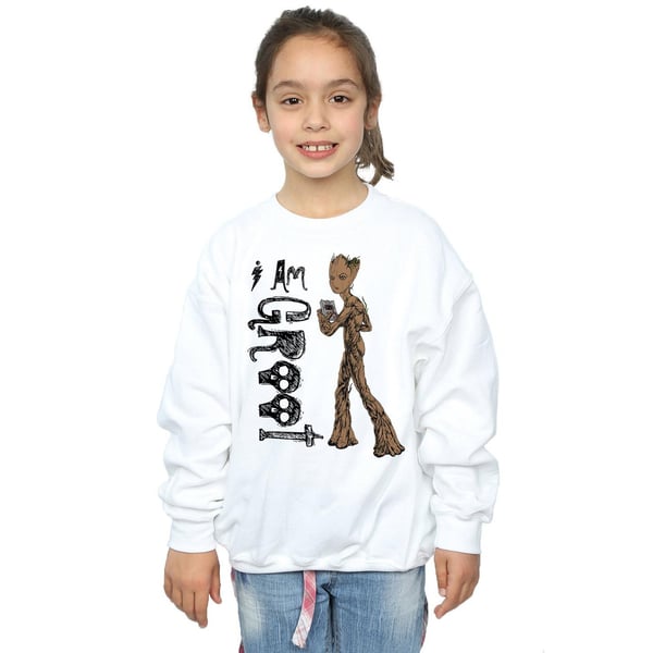 Avengers Infinity War Girls I Am Teenage Groot Sweatshirt