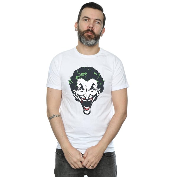 DC Comics Mens The Joker Big Face T-Shirt