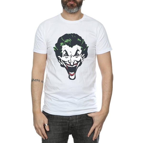 DC Comics Mens The Joker Big Face T-Shirt