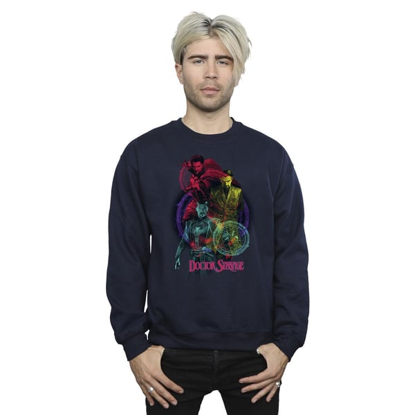 Marvel Mens Doctor Strange Rainbow Sweatshirt