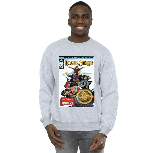 Marvel Mens Doctor Strange Comic Cover Sweatshirt