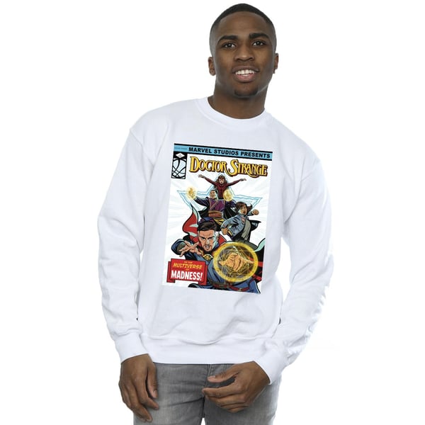 Marvel Mens Doctor Strange Comic Cover Sweatshirt