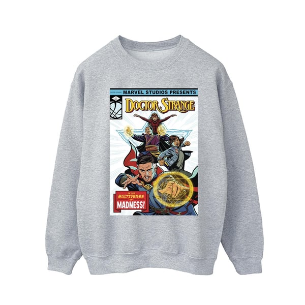 Marvel Mens Doctor Strange Comic Cover Sweatshirt