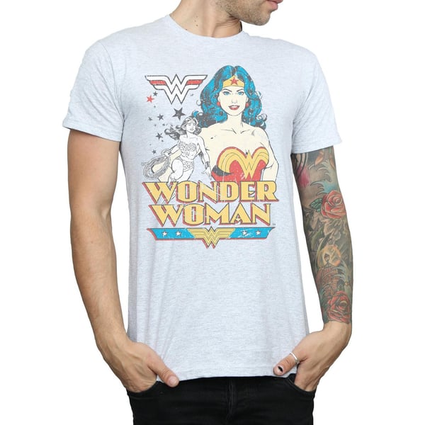 DC Comics Miesten Ihmenainen Poseeraa T-paita