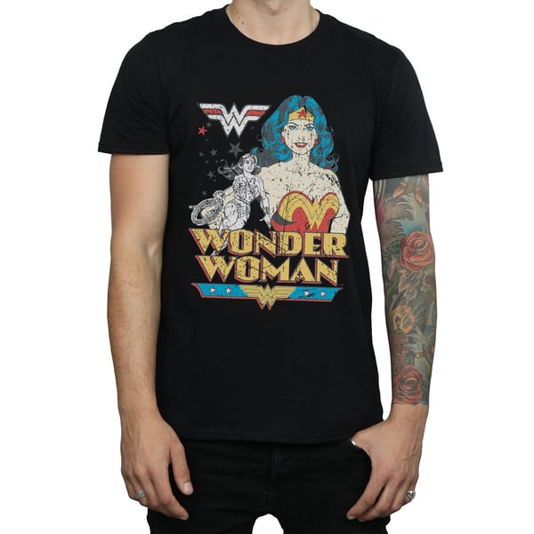 DC Comics Miesten Ihmenainen Poseeraa T-paita