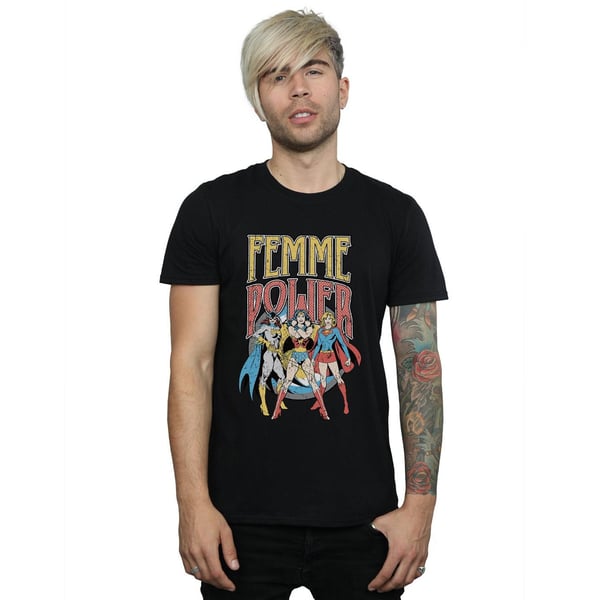 DC Comics Mens Wonder Woman Femme Power T-Shirt