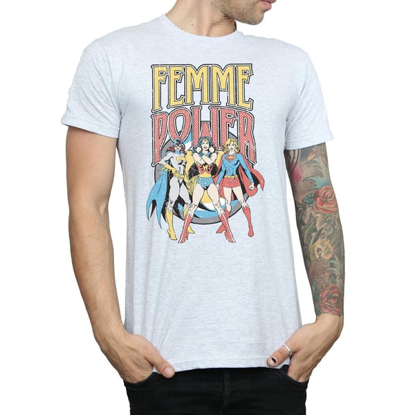 DC Comics Mens Wonder Woman Femme Power T-Shirt