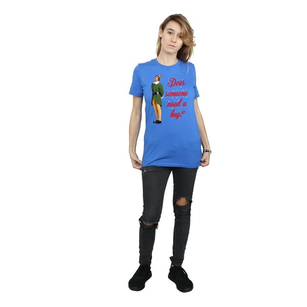 Elf Womens/Ladies Hug Buddy Cotton Boyfriend T-Shirt