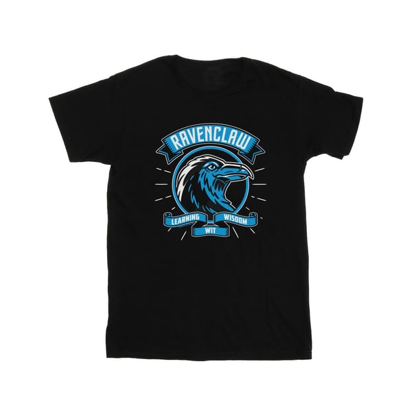Harry Potter Girls Ravenclaw Toon Crest Cotton T-Shirt