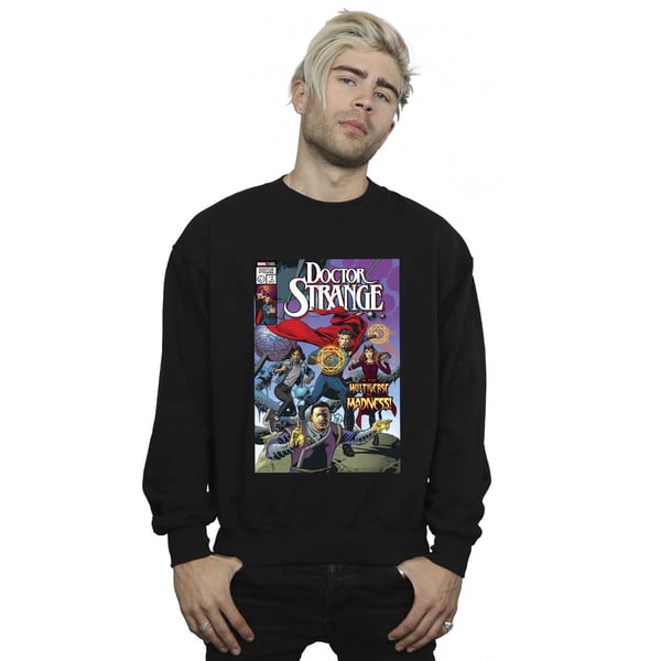Marvel Mens Doctor Strange Comic Circles Sweatshirt