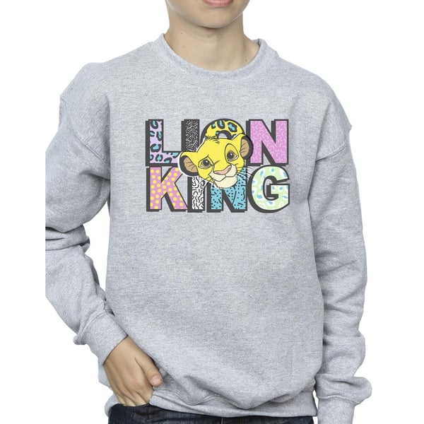 Disney Boys The Lion King Pattern Logo Sweatshirt