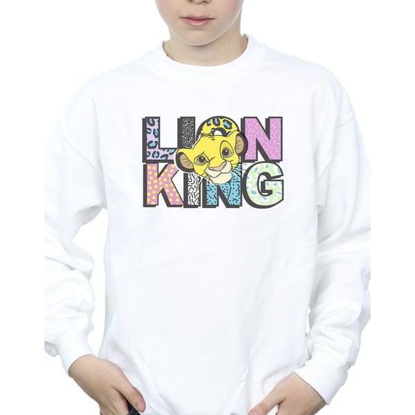 Disney Boys The Lion King Pattern Logo Sweatshirt