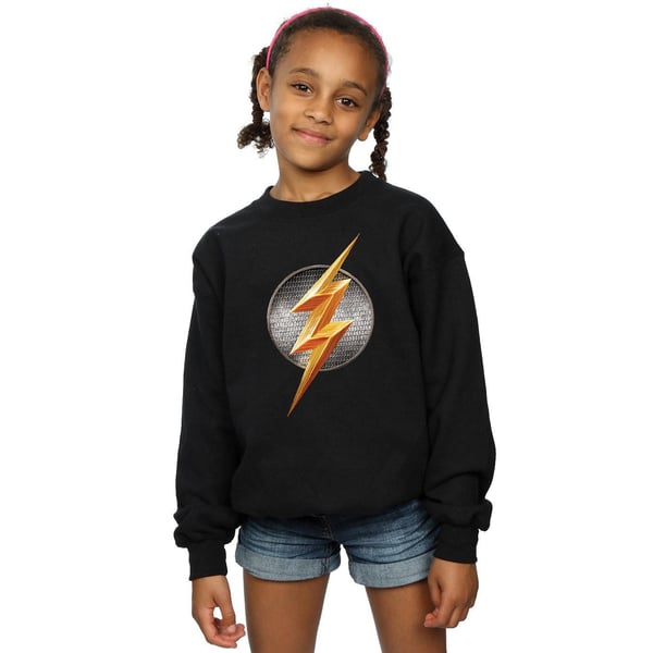 DC Comics Girls Justice League Movie Flash Emblem Sweatshirt