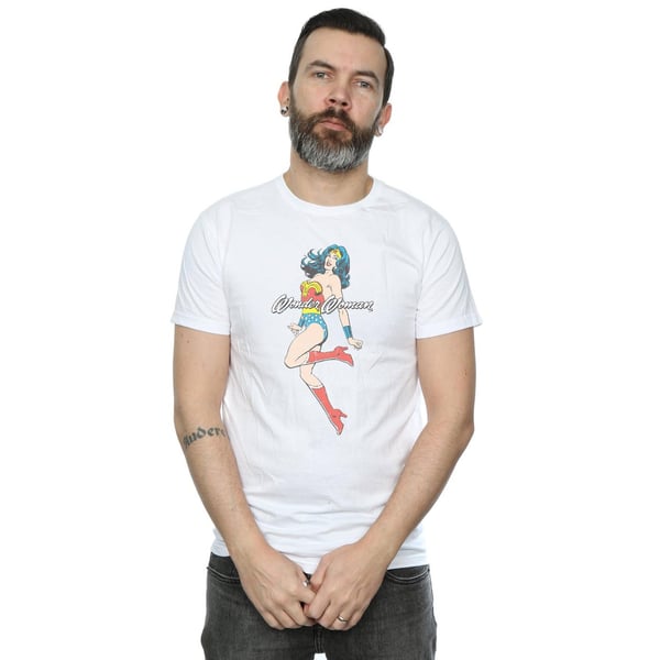 DC Comics Mens Wonder Woman Jump T-Shirt