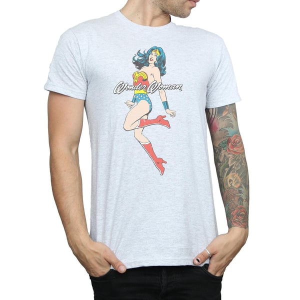 DC Comics Mens Wonder Woman Jump T-Shirt