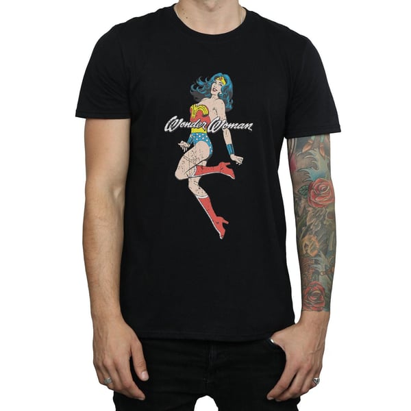 DC Comics Mens Wonder Woman Jump T-Shirt