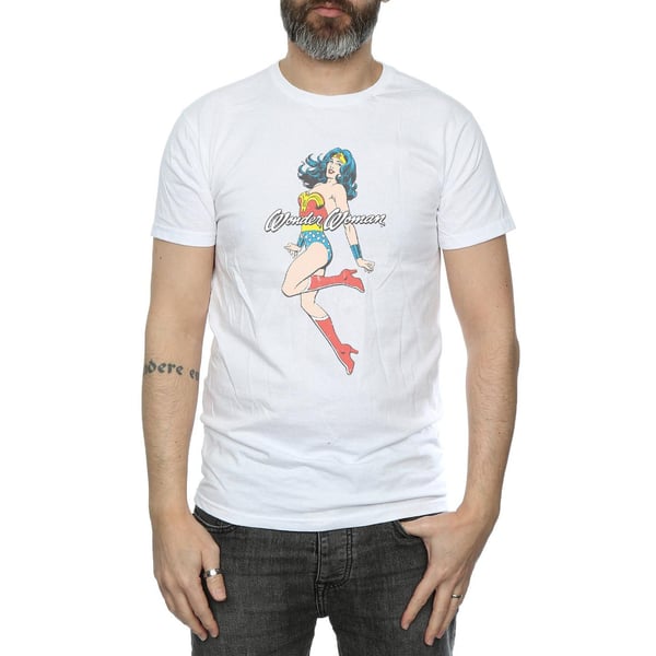 DC Comics Mens Wonder Woman Jump T-Shirt