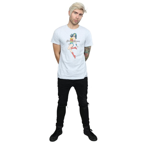 DC Comics Mens Wonder Woman Jump T-Shirt