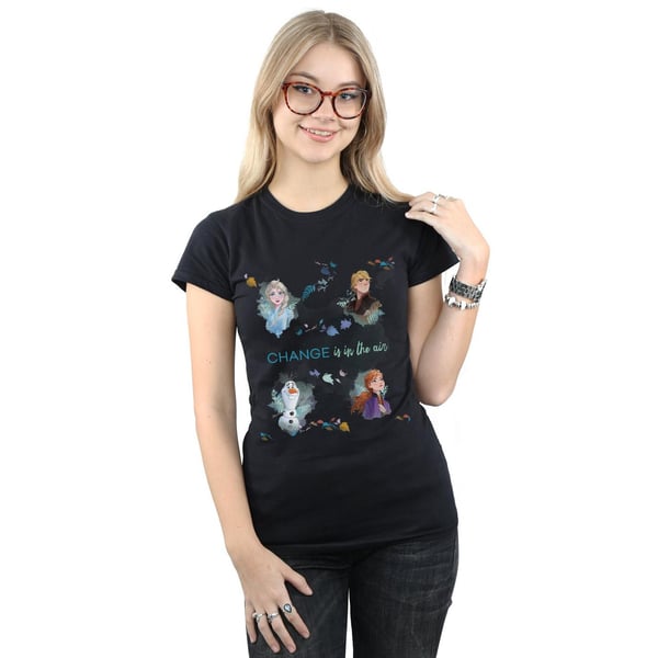 Disney Womens/Ladies Frozen 2 Change Is In The Air Cotton T-Shirt