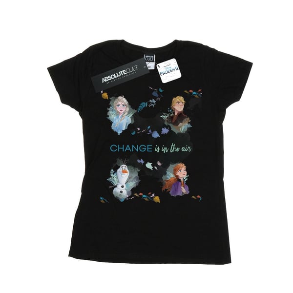 Disney Womens/Ladies Frozen 2 Change Is In The Air Cotton T-Shirt
