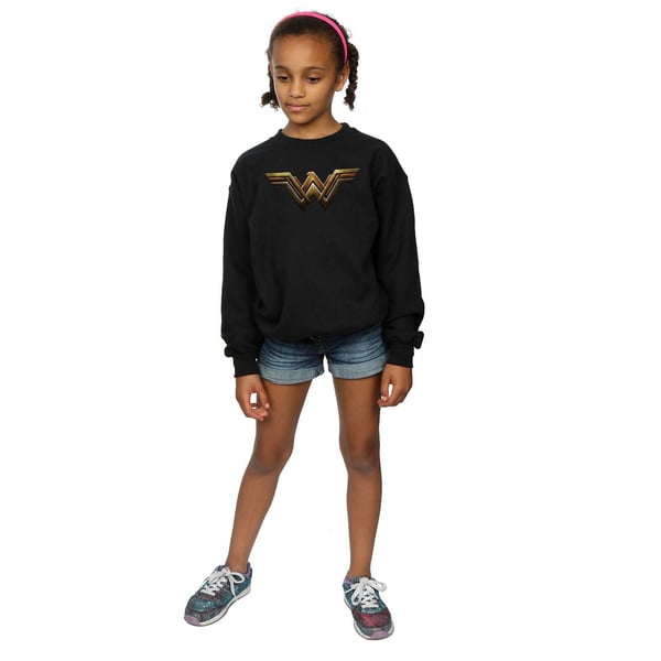 DC Comics Girls Justice League Movie Wonder Woman Emblem Sweatshirt