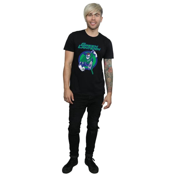 DC Comics Mens Green Lantern Leap T-Shirt