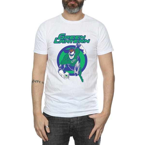 DC Comics Mens Green Lantern Leap T-Shirt