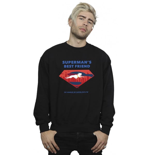 DC Comics Mens DC Comics DC League Of Super-Pets Superman´s Best Friend Sweatshirt