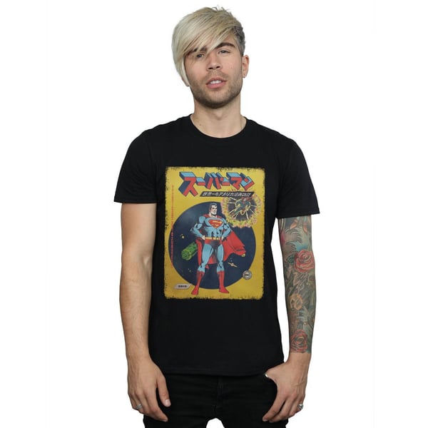 DC Comics Mens Superman International Cover T-Shirt