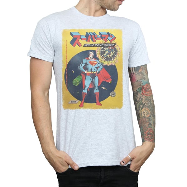 DC Comics Mens Superman International Cover T-Shirt