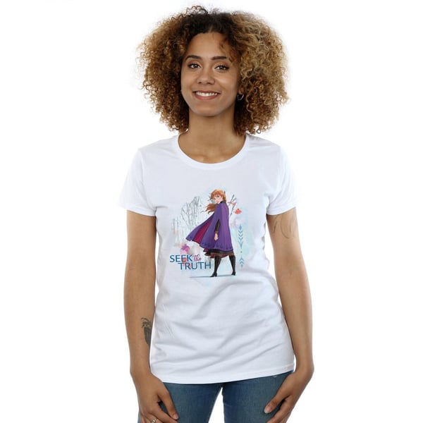 Disney Womens/Ladies Frozen 2 Anna Seek The Truth Cotton T-Shirt