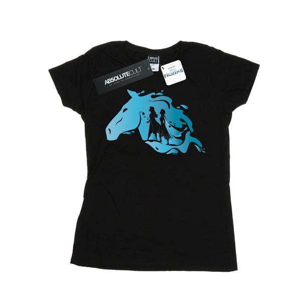 Disney Dam/Dam Frozen 2 Nokk Silhuett T-shirt i Bomull