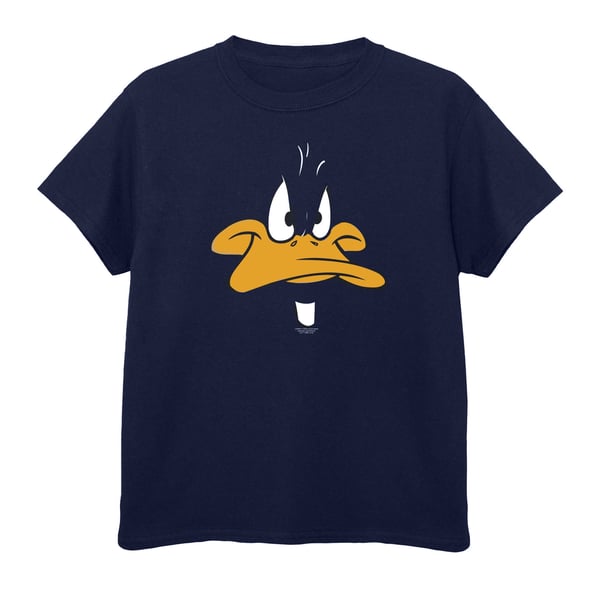 Looney Tunes Tyttöjen Daffy Duck -kasvo puuvillainen T-paita