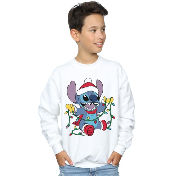 Disney Boys Lilo And Stitch Christmas Lights Sweatshirt